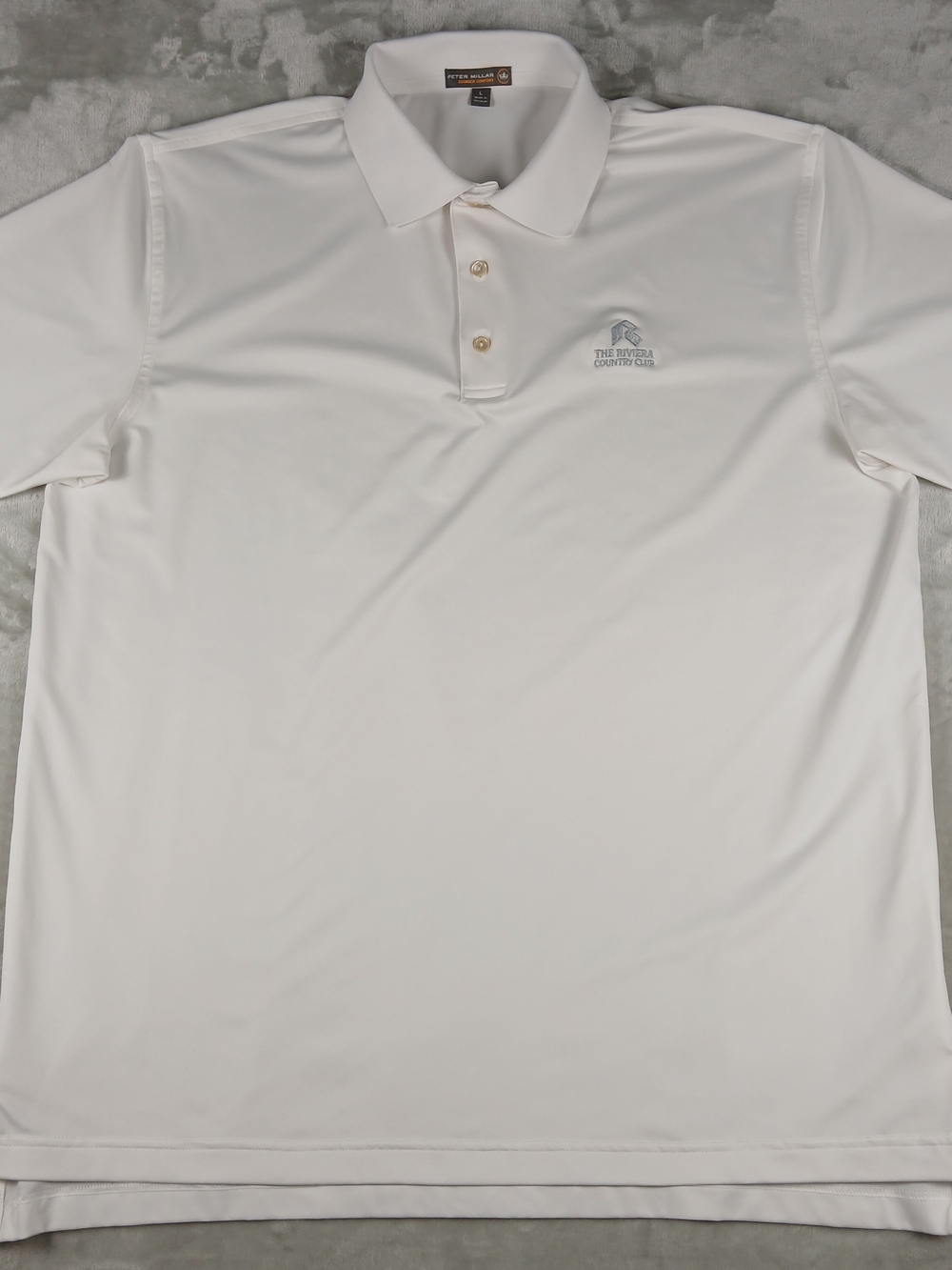 Peter Millar Summer Comfort Polo L Men's White